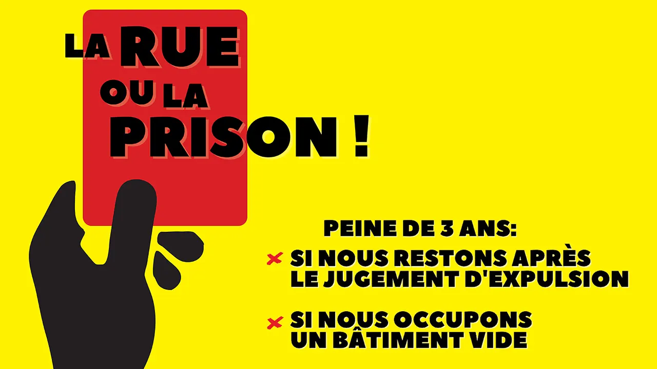 Se loger n'est pas un crime ! C'est un droit !