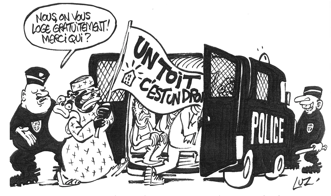 un toit c'est un droit, un toit c'est la loi.