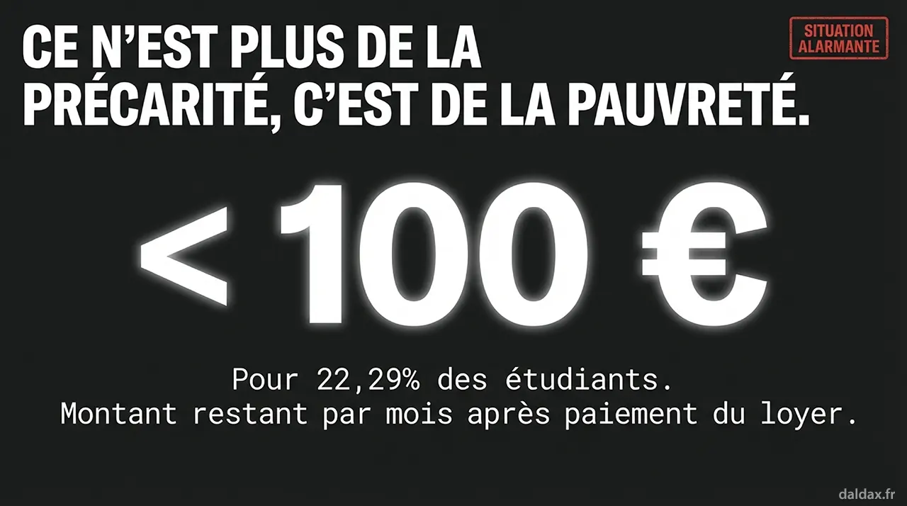 L'urgence du mal logement étudiant.