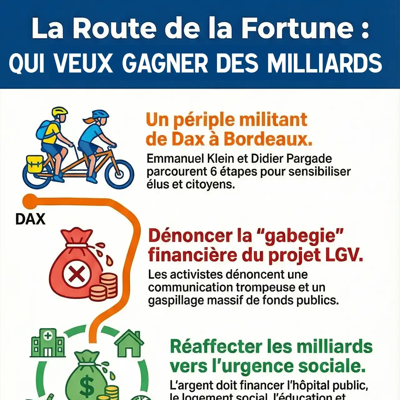 Des milliards pour un train ou pour des vies ?